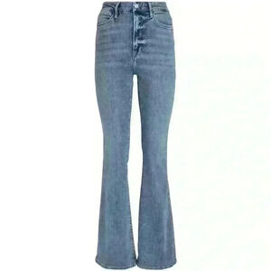 FRAME Blue High Waisted Light Wash Flare Jeans Womens Size 26